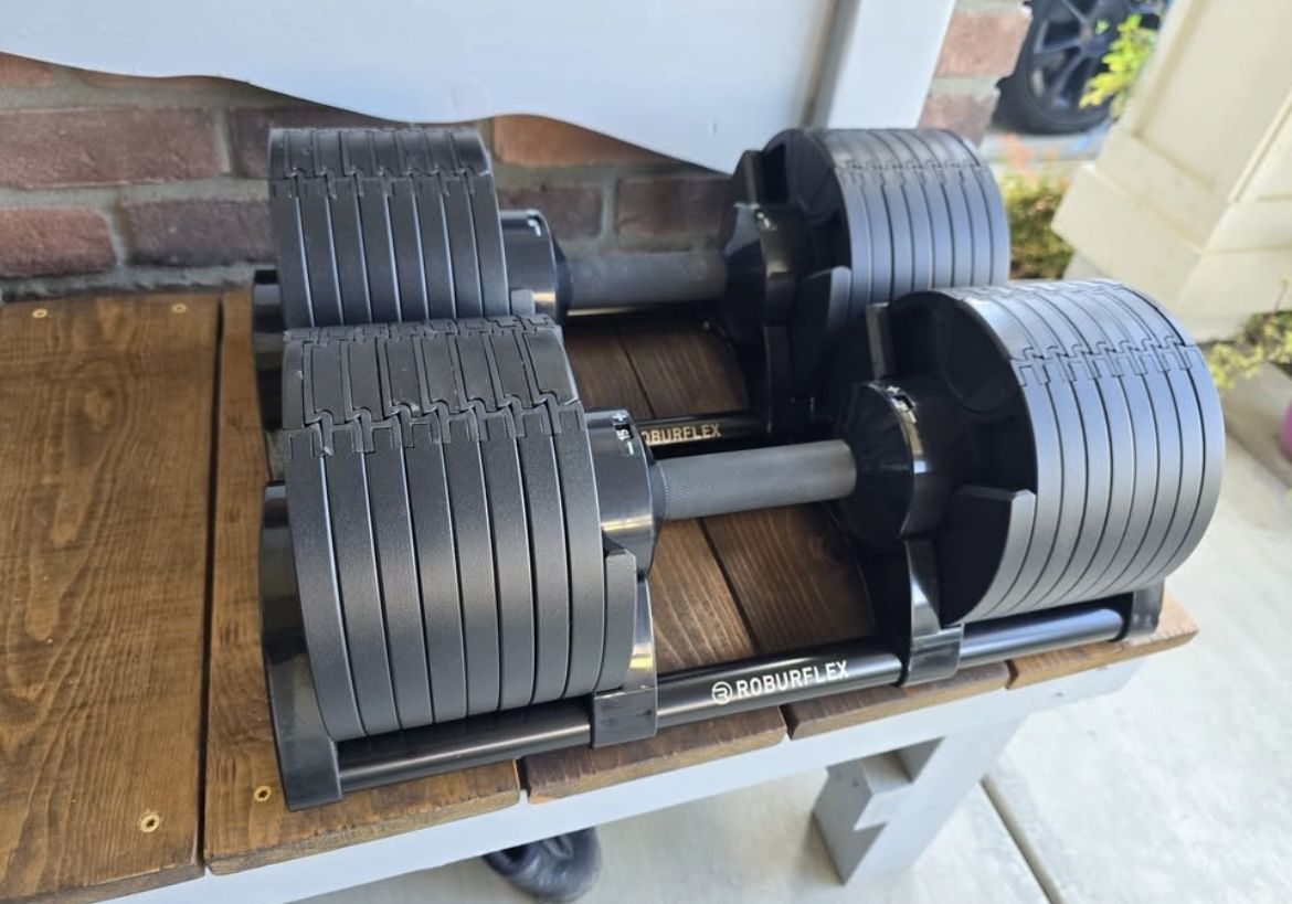 80lb Adjustable Dumbbells