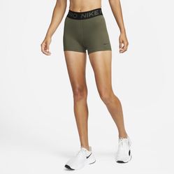 Nike Pro Womens green and black shorts size small 