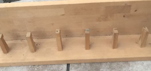 Wooden Wall Sturdy Coat Hanger