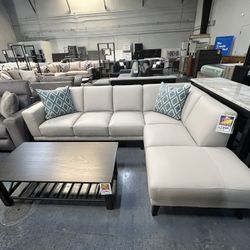 2pc Genuine Leather Sectional
