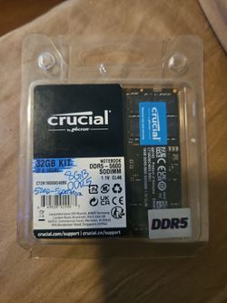 Crucial DDR5 32Gb Laptop Ram Kit