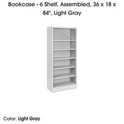 4 ULINE Bookshelf Or File Cabinets - 7 Foot Office File Cabinets