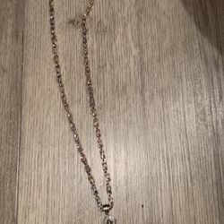 YELLOW GOLD/ Multi SOLID GOLD 14K W/ 3D Pendant 