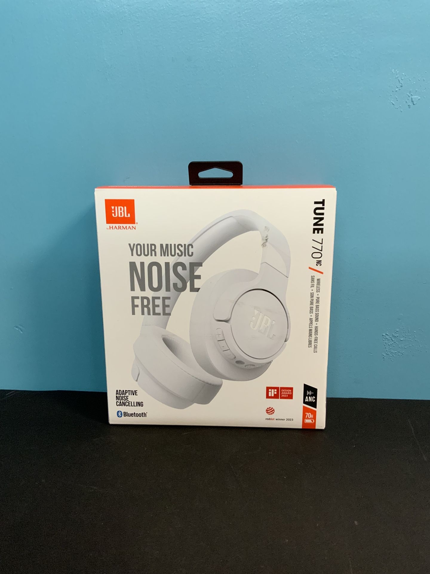 JBL Tune 770 NC Headphones - White