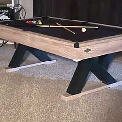 Pool table W/ black felt