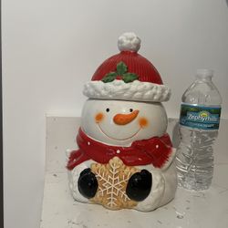 Snowman Cookie JAR
