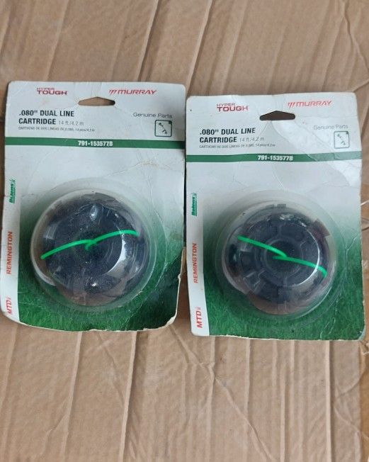 2 MURRAY Hyper Tough .080 Dual Line Replacement Cartridge 77B