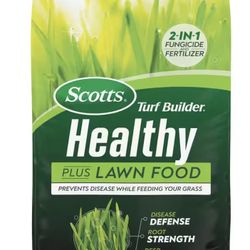 Turf Builder 27.40 lbs. 8,000 sq. ft. Healthy Plus Lawn Food, 2-in-1 Fungicide and Fertilizer, Withstands Summer Stress
