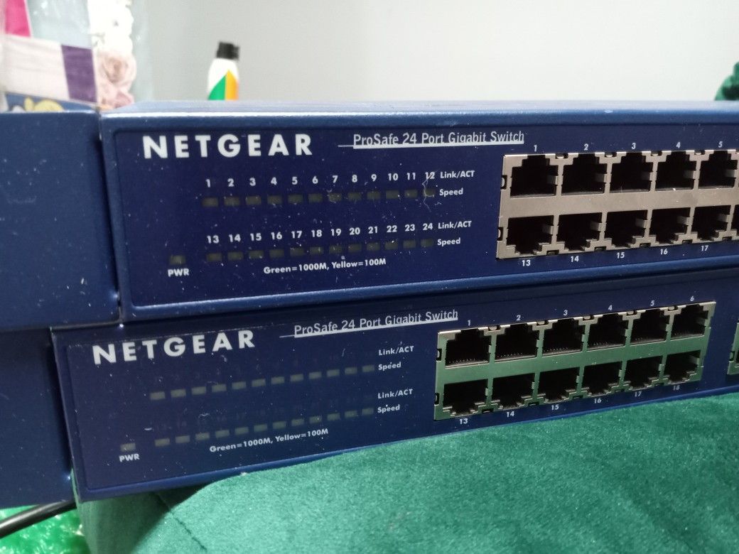 Netgear JGS524 ProSafe 24-port Unmanaged Network Switch (2 Units)