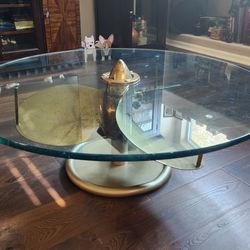 Real Brass Boat Propeller Coffee Table