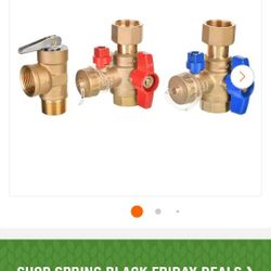 Tankless Water Heater Valves 