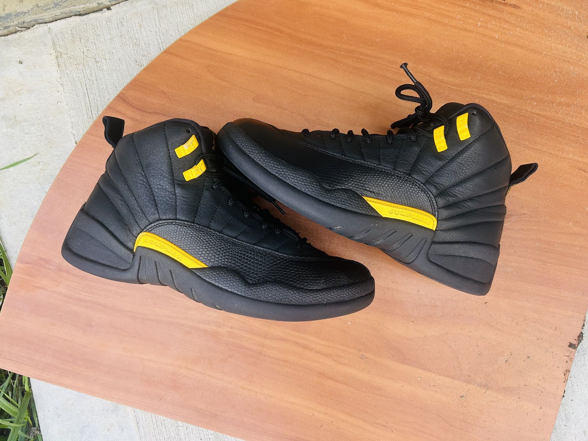 Air Jordan 12 Black Taxi Size 9.5