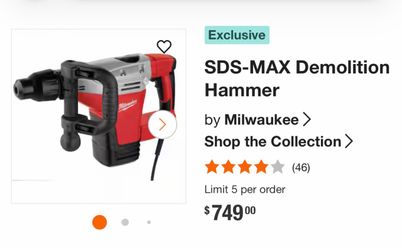 Milwaukee SDS-MAX Demolition Hammer