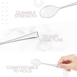 100CT Mini Clear Plastic Tasting Spoons, Disposable NEW!! SEALED
