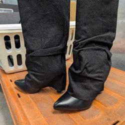 Black High Heel Boots