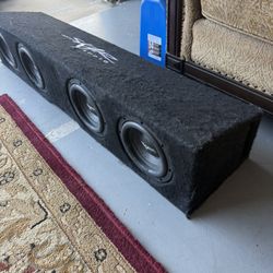 4 8” Skar Audio Subs 