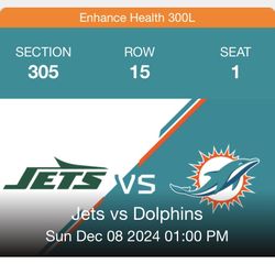 Dolphins Vs Jets Game 2 Tickets