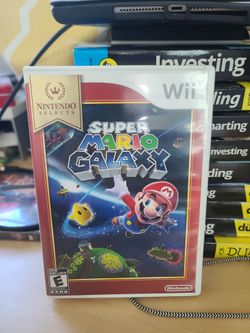 Nintendo wii game super mario galaxy