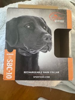 No Bark Dog Collar- Rechargeable Bark Collar