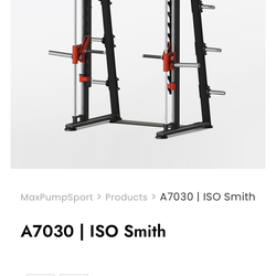 Max Pump ISO Smith Machine