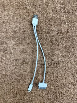 1 foot USB to iPhone 📱 and or iPad charging data cable for iPhone