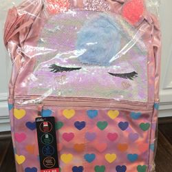NEW Pink Unicorn Backpack 