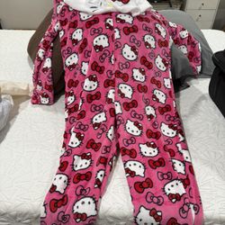 Hello Kitty Adult Onesie 
