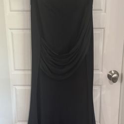 Solid Ruched   Maxi Dress- Size 2XL