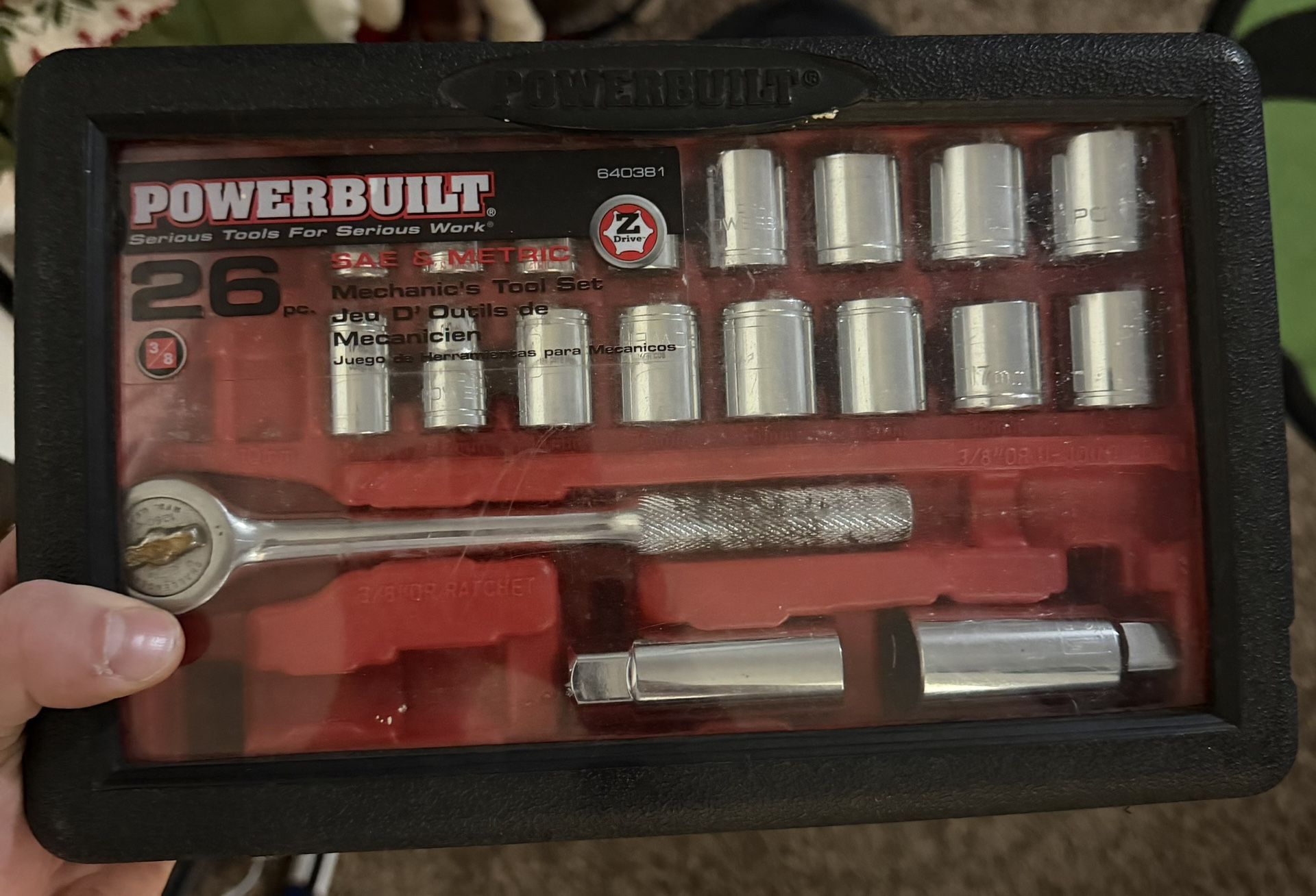 PowerBuilt Tools Wrench Sockets Full Kit