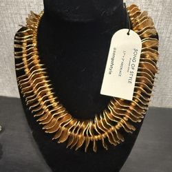 Song of Style Gold Statement Necklace Aimee Song Necklace 