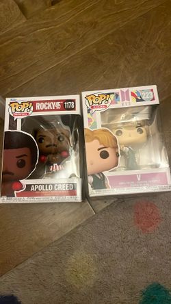 BTS V and Apollo Creed Funko Pop