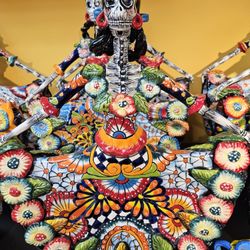 💥XL Talavera Catrina 22" tall 💥 💥Talavera & Clay Pottery 12031 Firestone Blvd Norwalk CA Open Every Day From 9am To 7pm