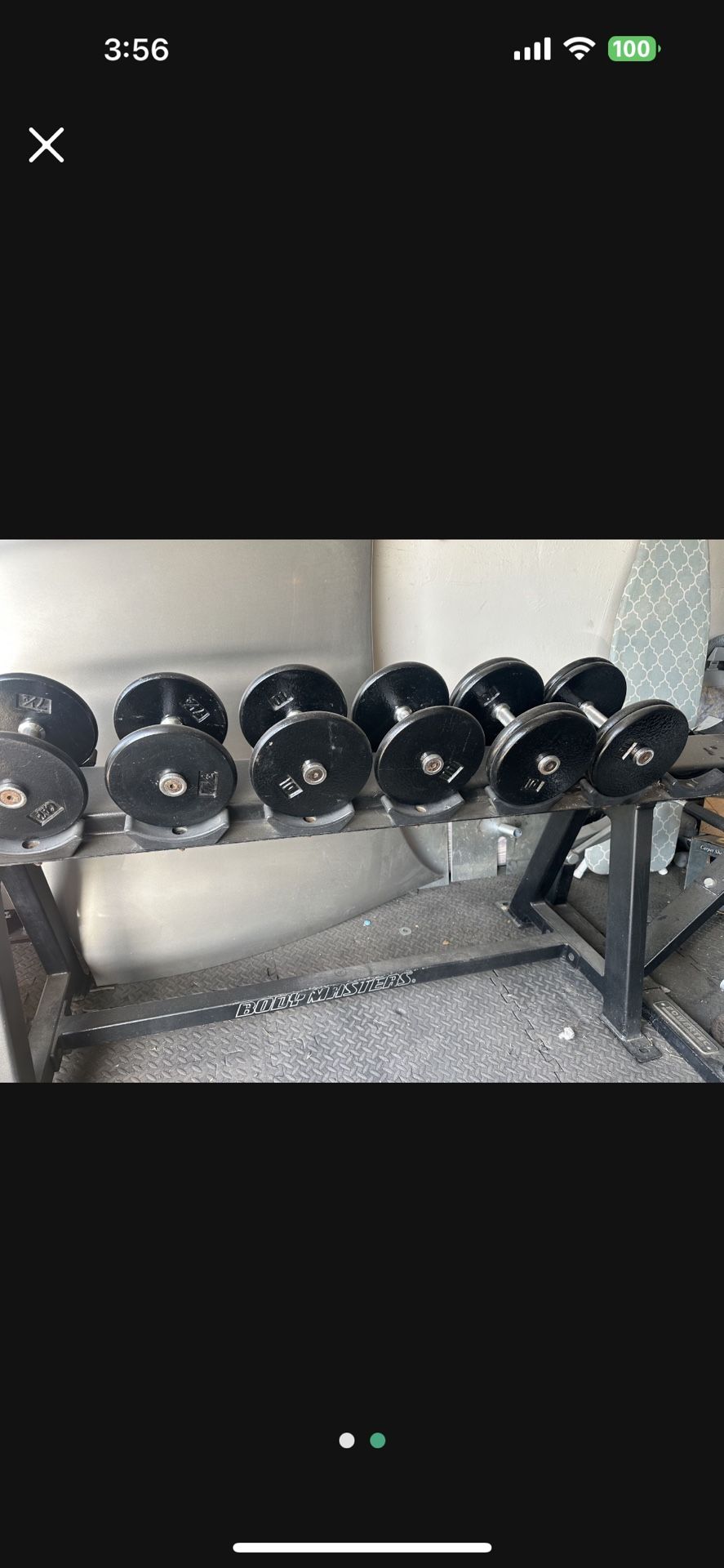 Dumbbells With Rack