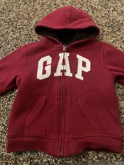 Gap Kids Boys Full Zip Warm Sherpa Lined Hoodie Size 5T