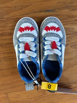 Kids shark Sneakers size 8