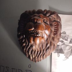 Hand Carved Lion