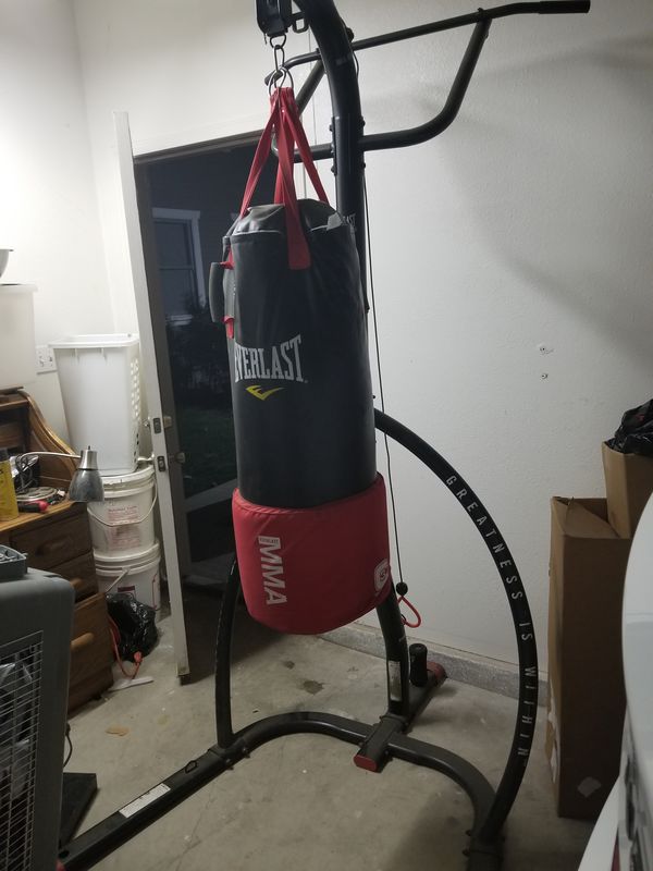 Everlast Heavy Bag Stand With Pull Up Bar Iucn Water