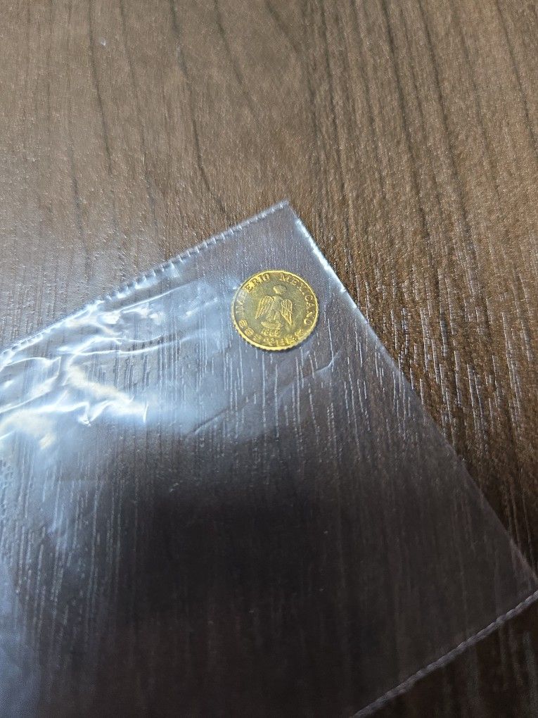 1865 Gold Pesos Coin