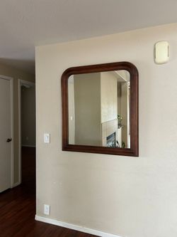 Unique Wooden Mirror