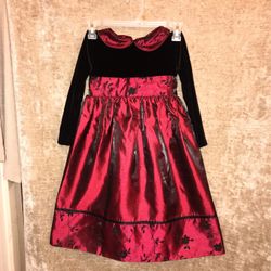 Jona Michelle Girls Red And Black Dress 