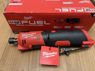 Milwaukee M12 FUEL 12V Lithium-lon Brushless Cordless 1/4 in. Straight Die Grinder (Tool-Only)