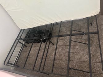 Bed frame and mattress included