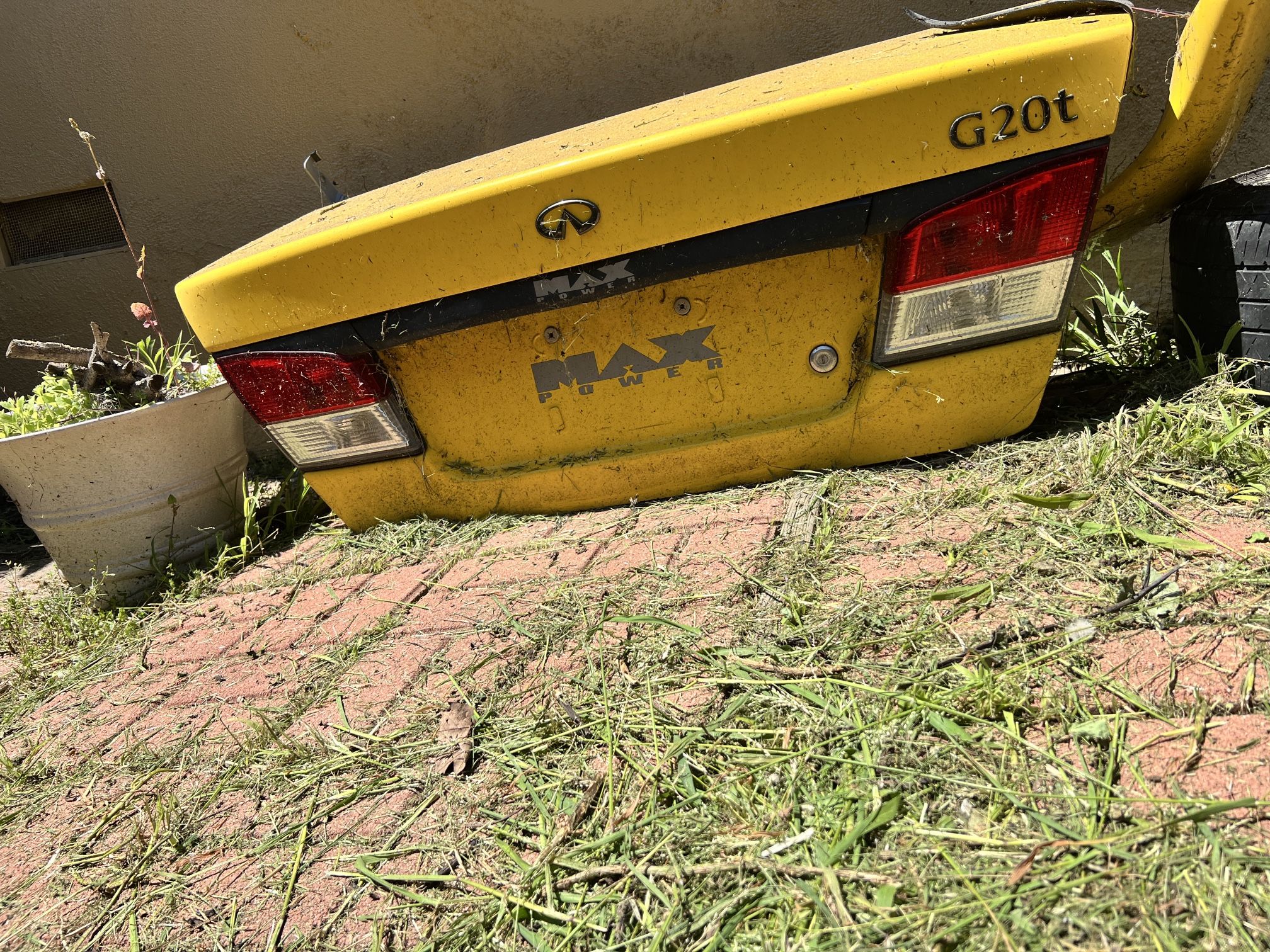 Infiniti G20 Trunk W/ Aftermarket Spoiler