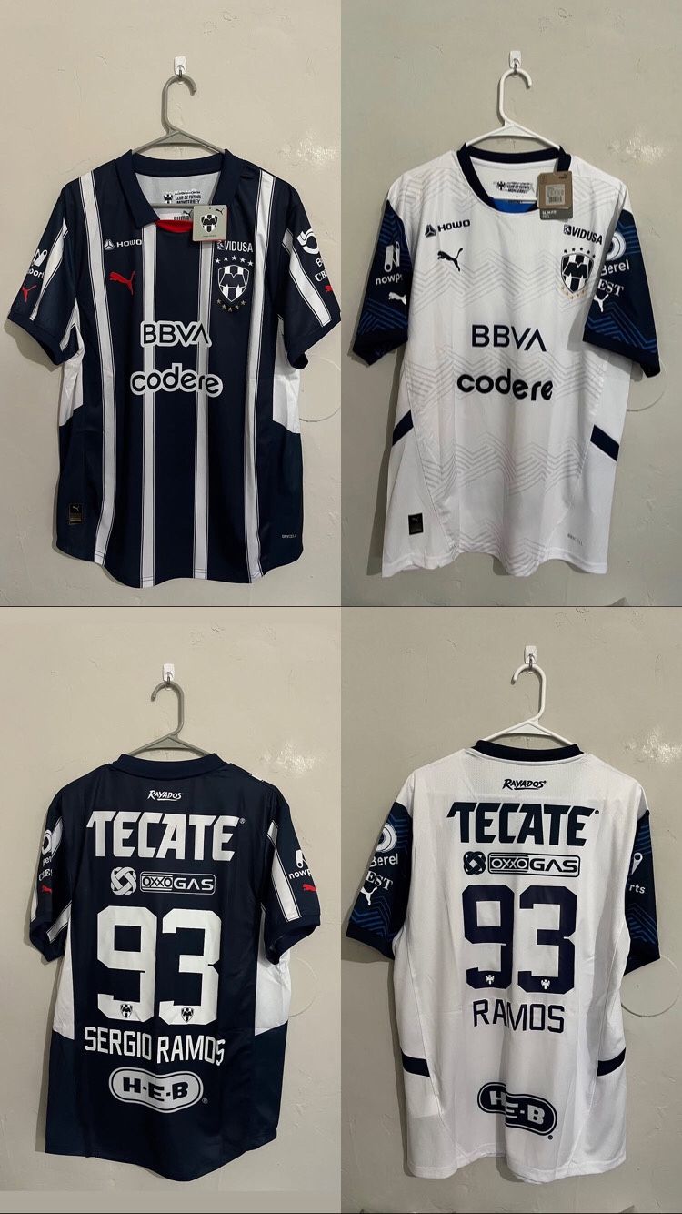 Monterrey 2024-25 Home Away Sergio Ramos Jersey (Medium Large XL 2X)