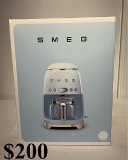 Smeg Drip Coffee Machine Pastel Blue