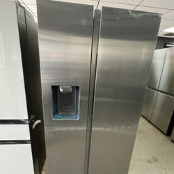 Samsung Side By Side Refrigerator - Stainless Steel 