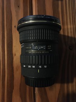 Tokina 12-24 f4 lens for canon