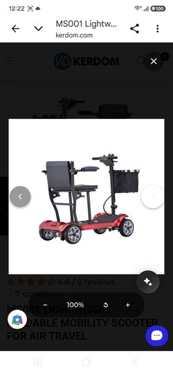Kerdom Lightweight Mobility Scooter