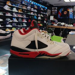 AIR JORDAN 5 RETRO LOW / SIZE 12 / #(819171 101) / ORIGINAL BOX