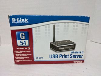 D-Link AirPlus G USB Print Server (Model DP-G310)